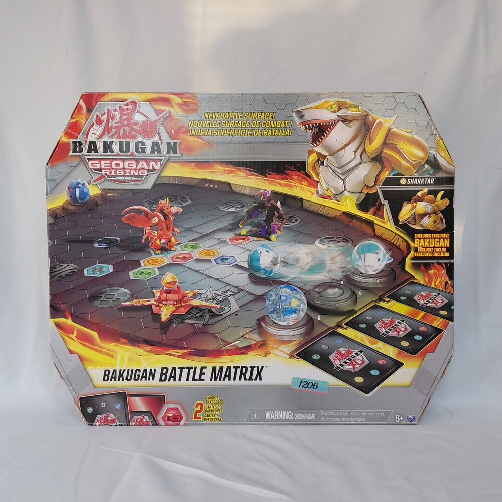 NIB Bakugan Geogan Rising Battle Matrix Deluxe Game Arena